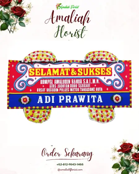 Papan Bunga Ucapan Selamat Sigambir